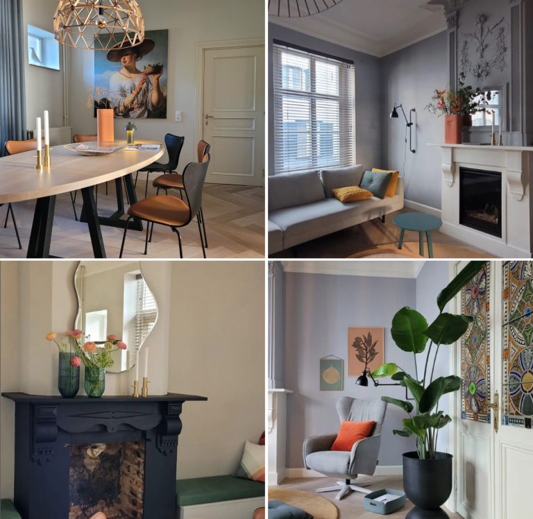 Marleen's home - how to mix old and new interior